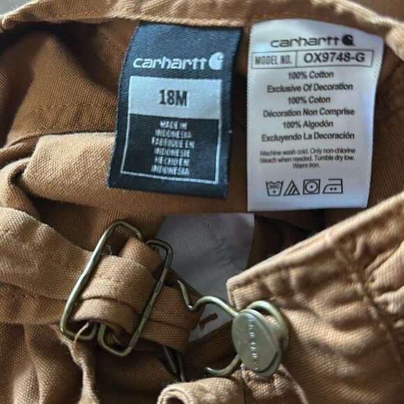 Carhartt Brown Overalls with Adjustable Straps
18 months - Picture 9 of 9